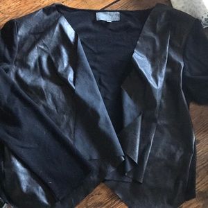 Anthro Black Cardi Sweater